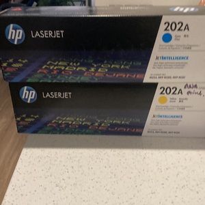 HP laser jet 202A Cyan CF501A .Jet intelligence laser jet pro M254, MFP,MFP M281